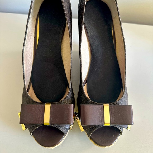 Michael Kors Wedge Heel Brown - Picture 1 of 7